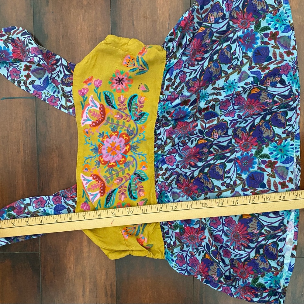 NATURAL LIFE Yellow Floral Embroidered Tank Top - Picture 3 of 7